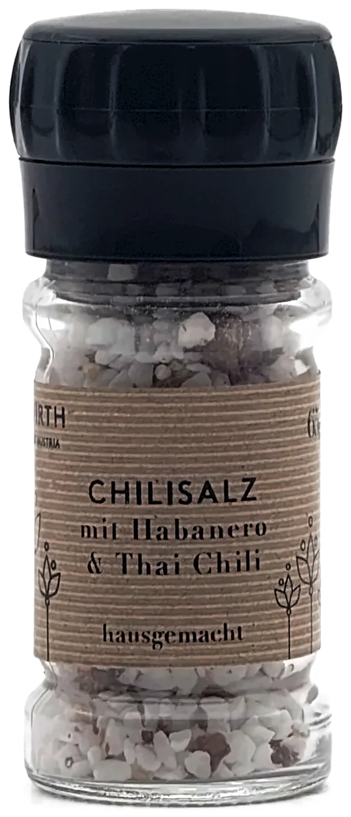 Chilisalz mit Habanero & Thai Chili